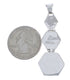 Southwest Substantial Turquoise And Silver Pendant PX29341